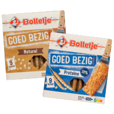 Bolletje goed bezig graanrepen